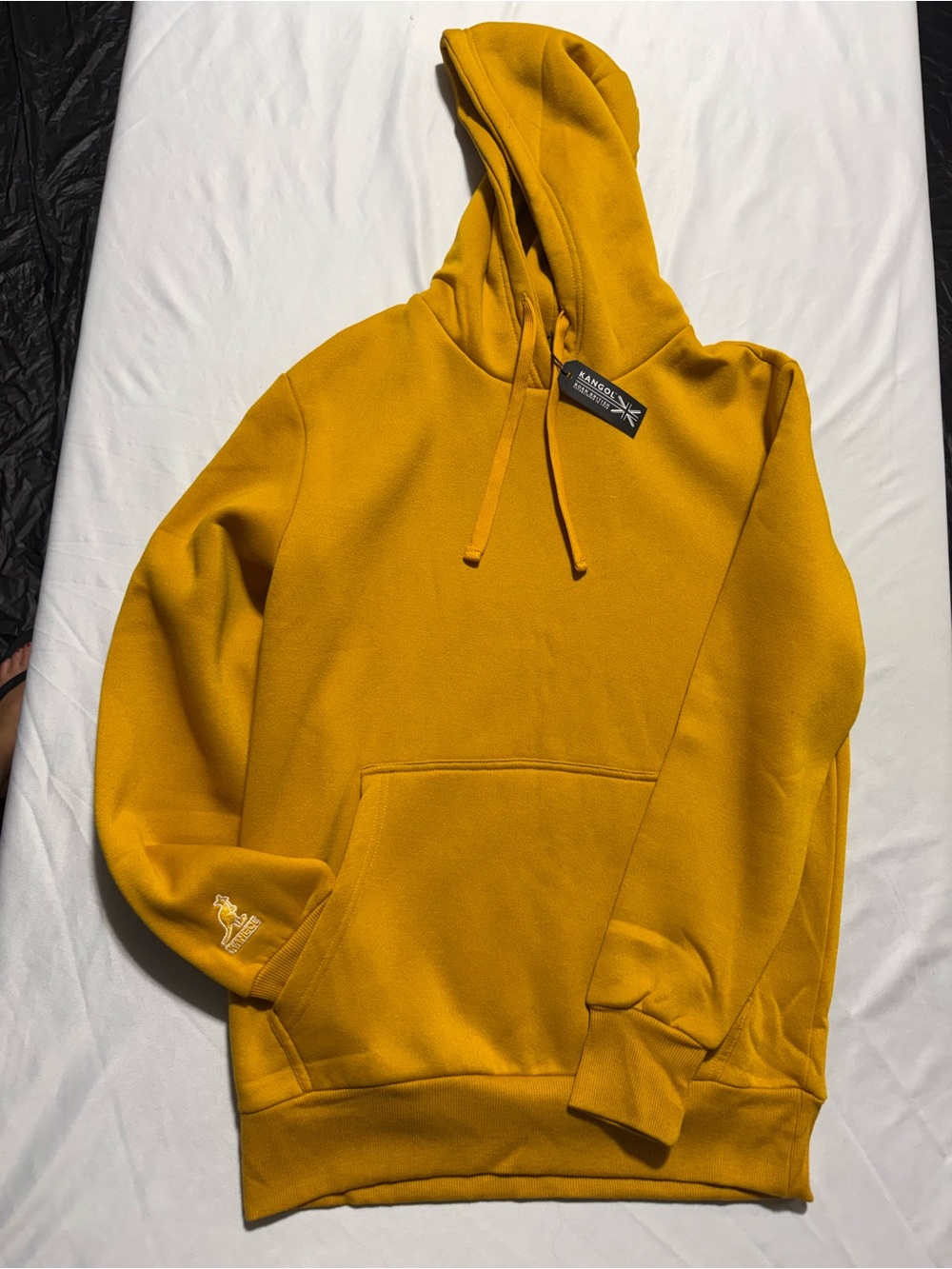Kangol Mustard Yellow Pullover Hoodie